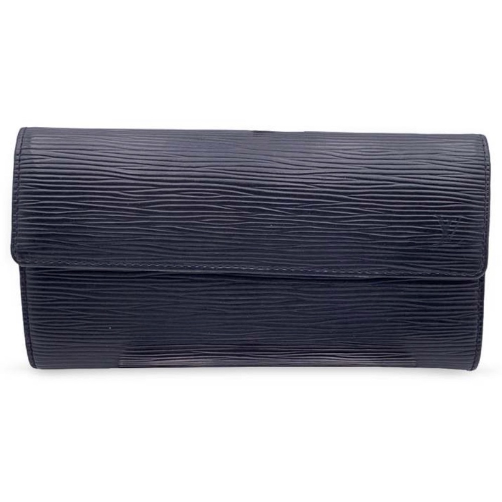Louis Vuitton Black Epi Sarah wallet